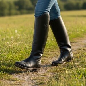 Black Heeled Boots for Women